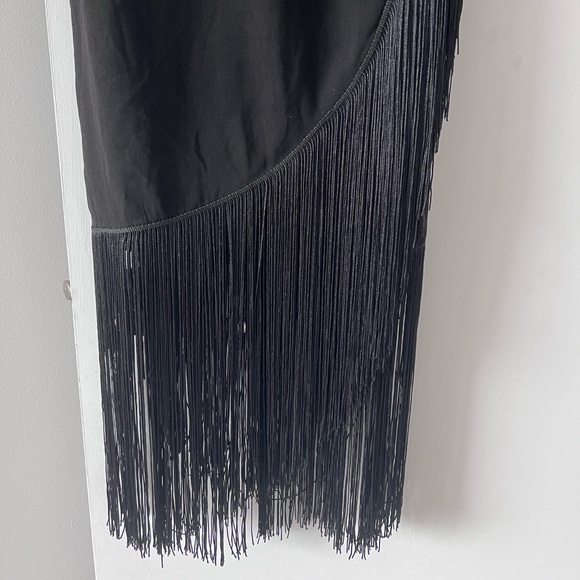 Dynamite Black Fringe Dress - Picture 10 of 10